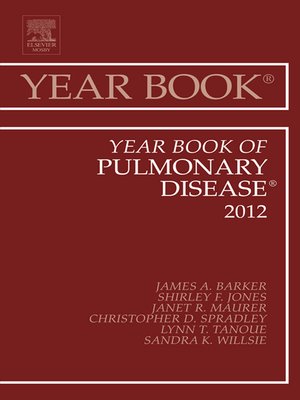 cover image of Year Book of Pulmonary Diseases 2012